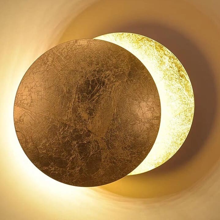 Applique murale LED | Eclipse dorée - Image 10