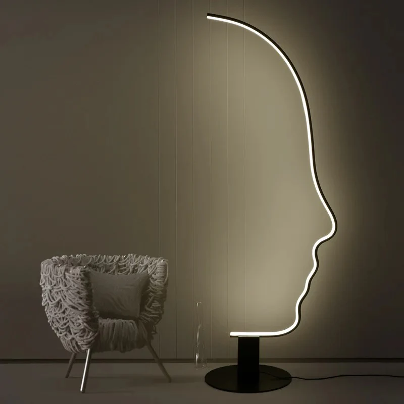 Lampadaire visage design moderne - Image 11