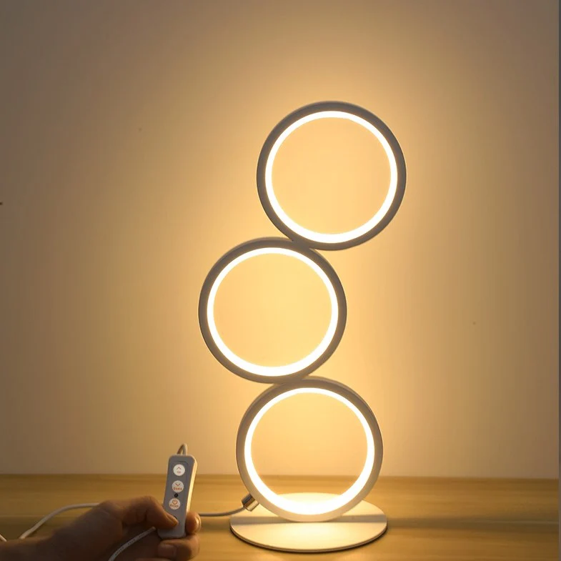 Lampe de bureau cercles à LED - Image 4