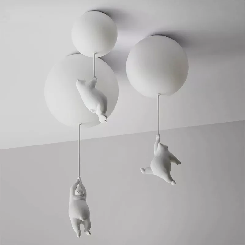 Lustre enfant ours polaire suspendu - Image 14