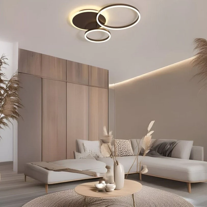 Plafonnier LED Dimmable | Cercles design - Image 13