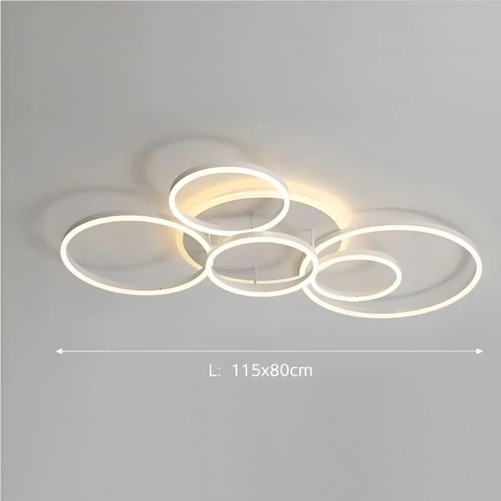 Plafonnier LED Dimmable | Cercles design - Image 15