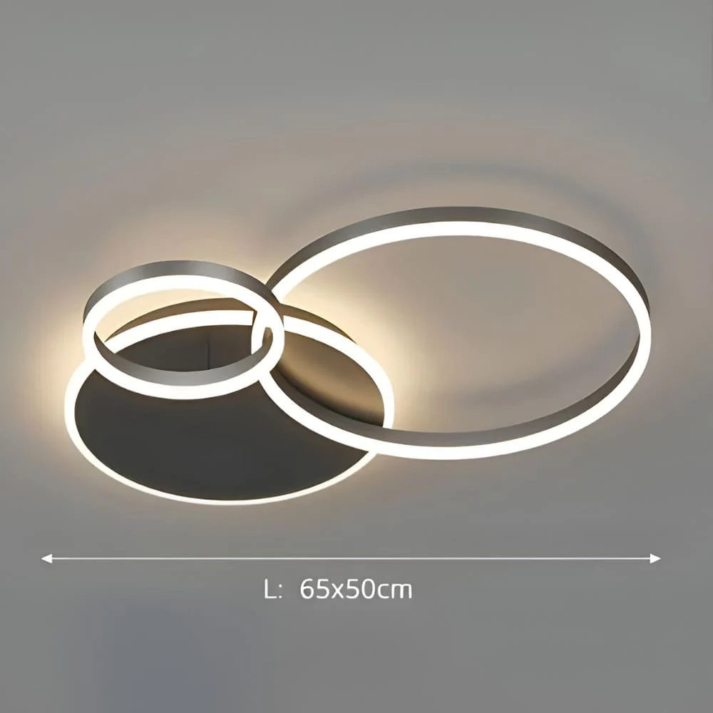Plafonnier LED Dimmable | Cercles design - Image 16