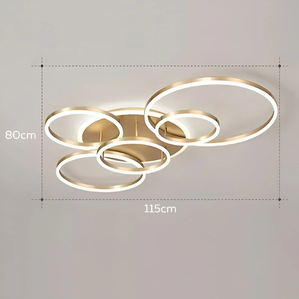 Plafonnier LED Dimmable | Cercles design - Image 21