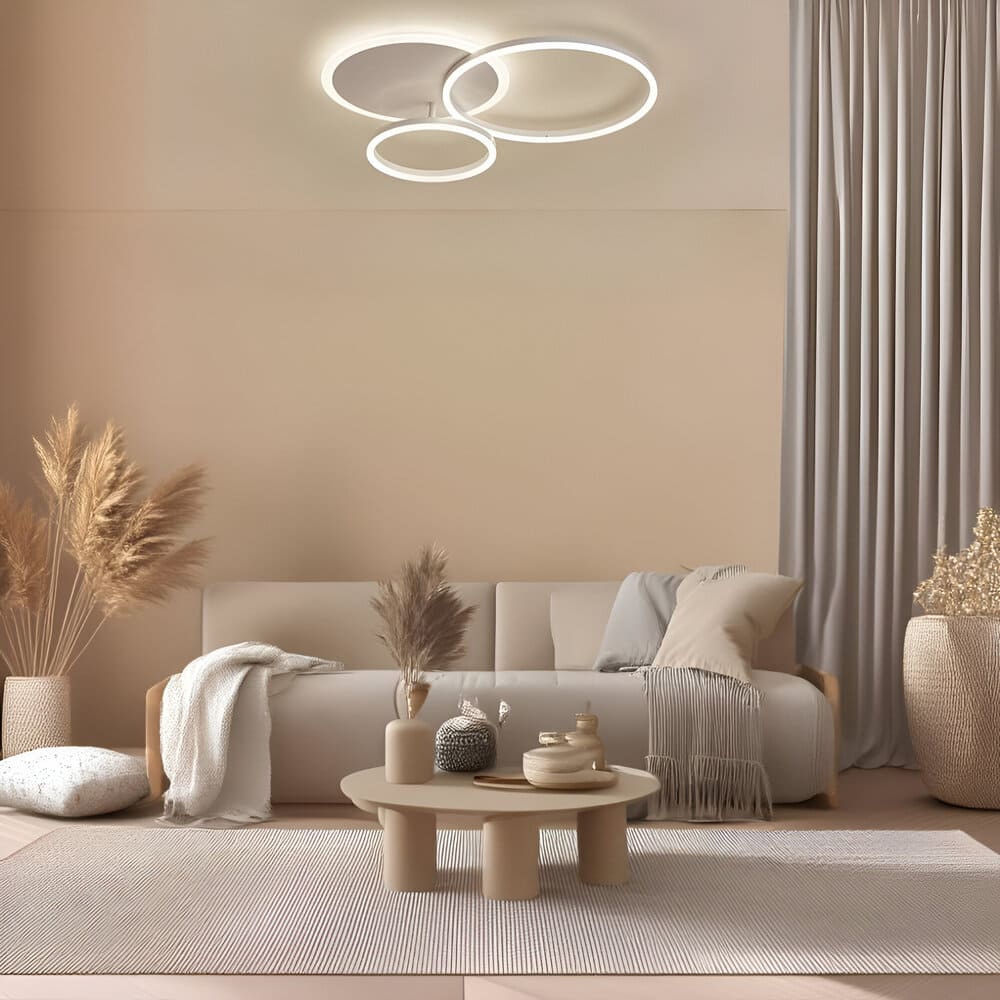 Plafonnier LED Dimmable | Cercles design - Image 4