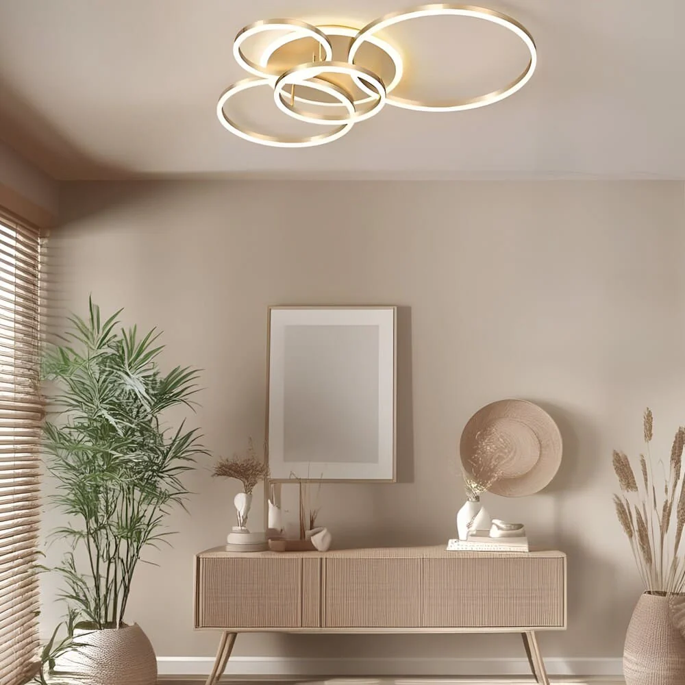 Plafonnier LED Dimmable | Cercles design - Image 6