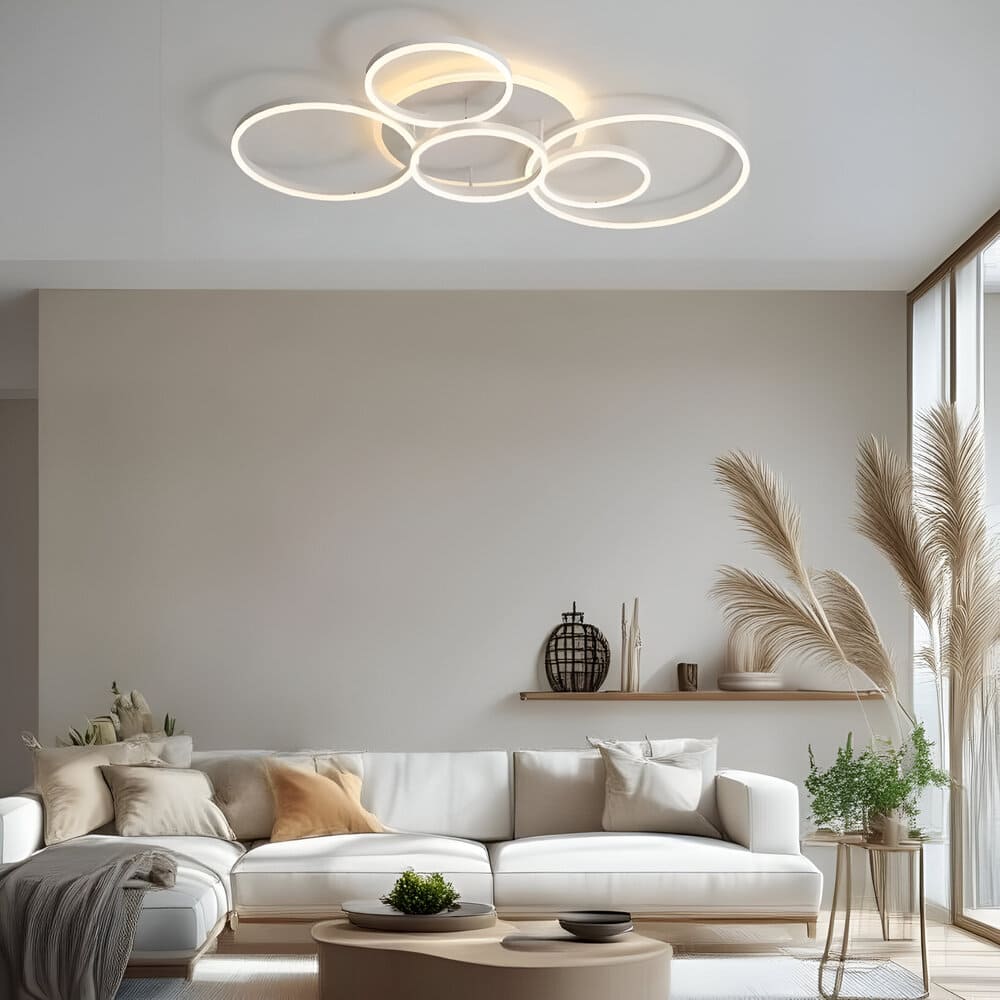Plafonnier LED Dimmable | Cercles design - Image 7