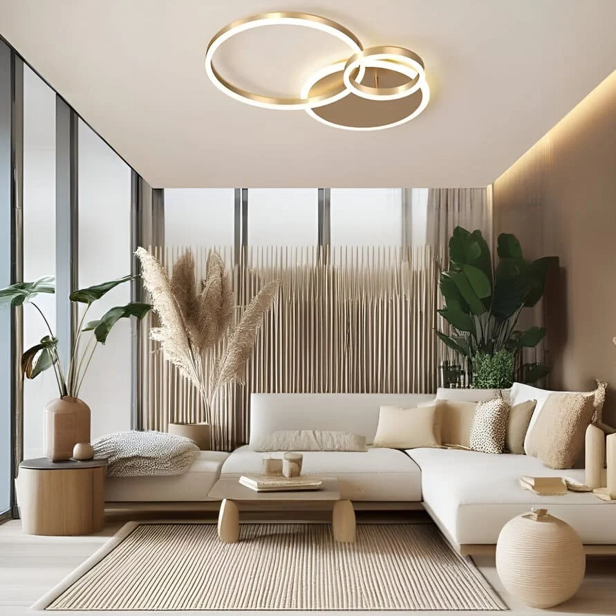 Plafonnier LED Dimmable | Cercles design - Image 8
