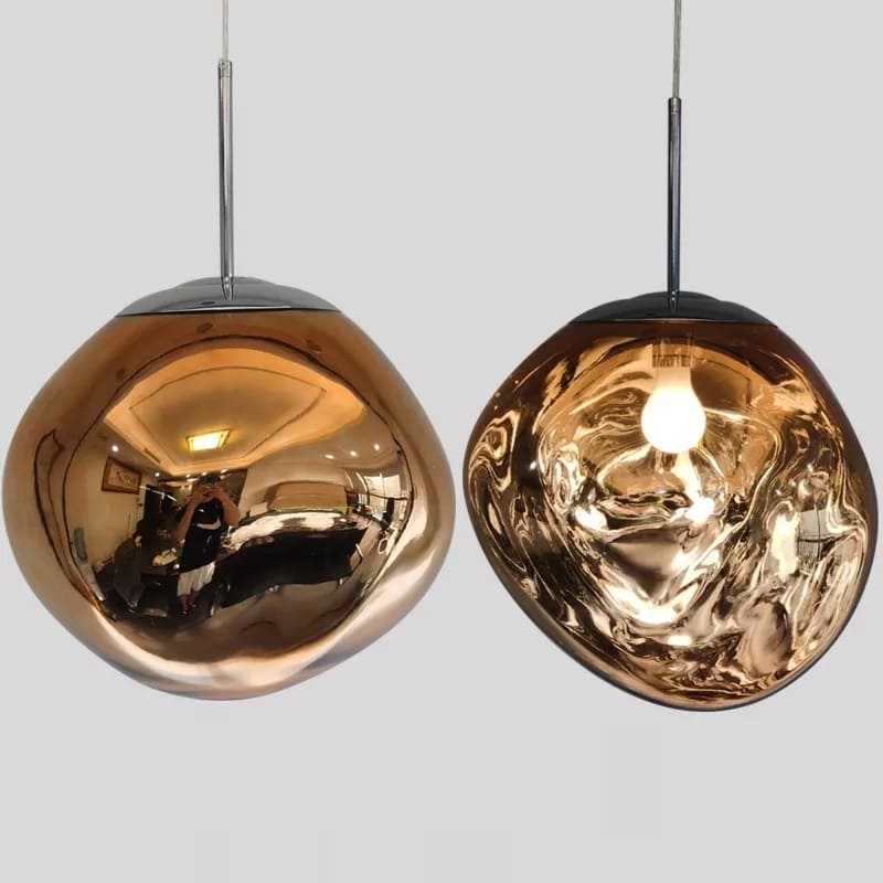 Suspension style verre soufflé | Boule de lave - Image 20