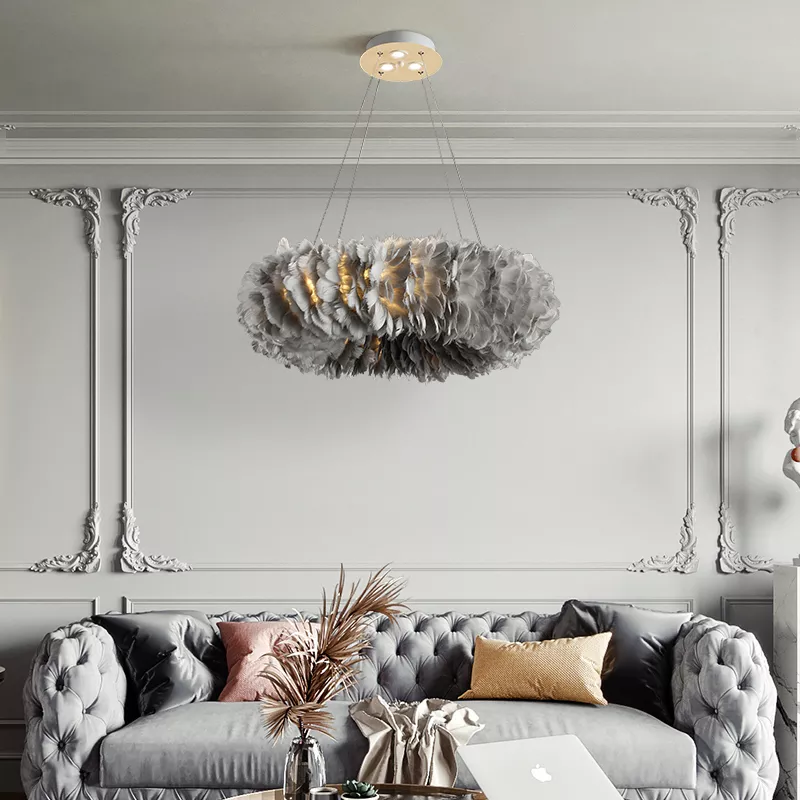 Suspension en plume | Donut - Image 7